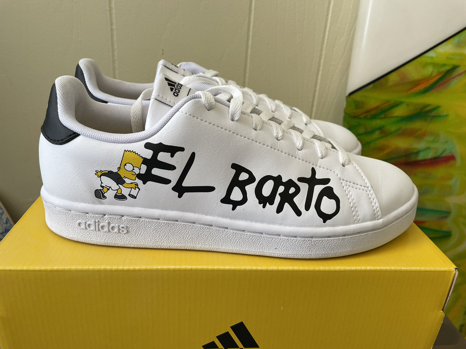 Size 9 - adidas Advantage x The Simpsons El Barto for sale online | eBay