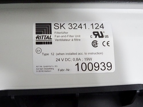 Rittal SK3241.124 Filterlüfter / Unbenutzt - Bild 3 von 4