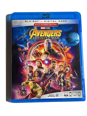 Marvel Avengers: Infinity War Blu-ray (No Digital Code or Slip