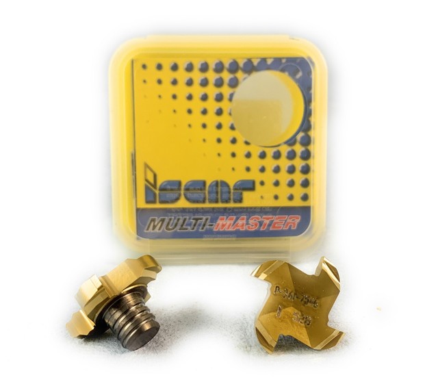 🌟(2) ISCAR MultiMaster Carbide Groove Milling Heads MM GRIT 22P3.61