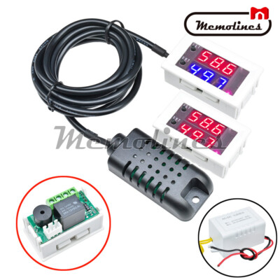 DC12V AC110-220V 10A Intelligent High Precision Humidity Controller Hygrometer