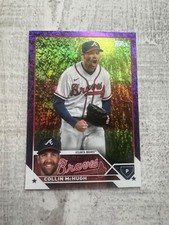 Collin McHugh Atlanta Braves 2023 Topps Purple Foil Refractor #378 /799