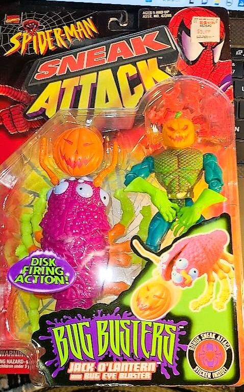 Spider-Man Sneak Attack JACK O'LANTERN, SILVER SABLE new | eBay