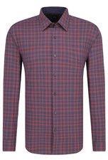 Boss Shirt Lukas Regular Fit stretch Dark Red Size S.