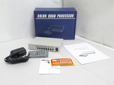 243456 New In Box; VideoSecu QD435 Color Quad Video Processor X0003G2E7T