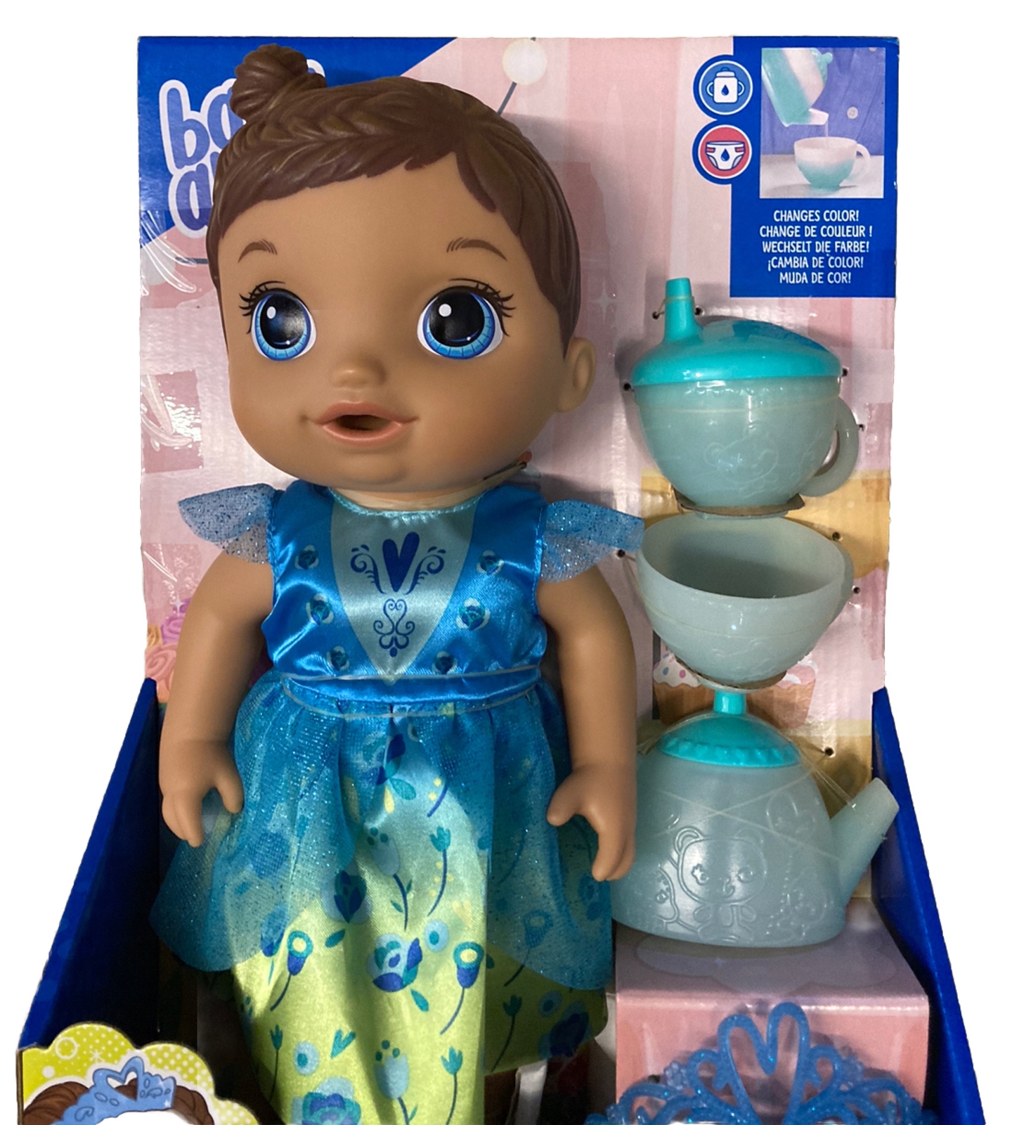 Baby Alive Tea ‘N Sparkles Doll Color Changing Tea Set eBay