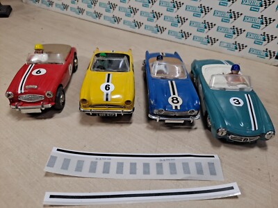 Scalextric C94 Mercedes 190SL Blanche, édition Race-Tuned, Boîte Reproduite, Occasion