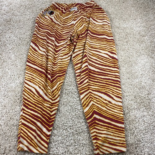 zubaz women's medium zebra print pants 