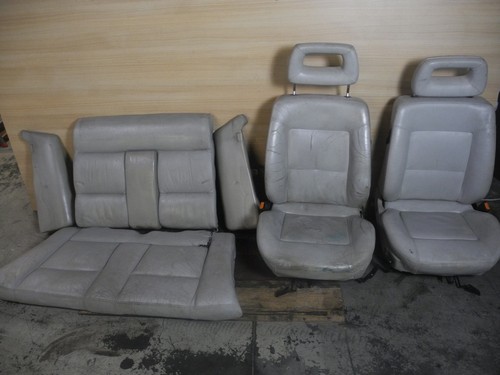 Audi 80 CabrioTyp89 8G Sitze Sitzausstattung Rücksitzbank Leder Beige