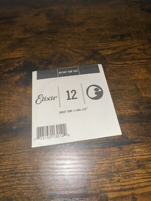   Strings Anti-Rust Plated Plain Steel Single String (.012)