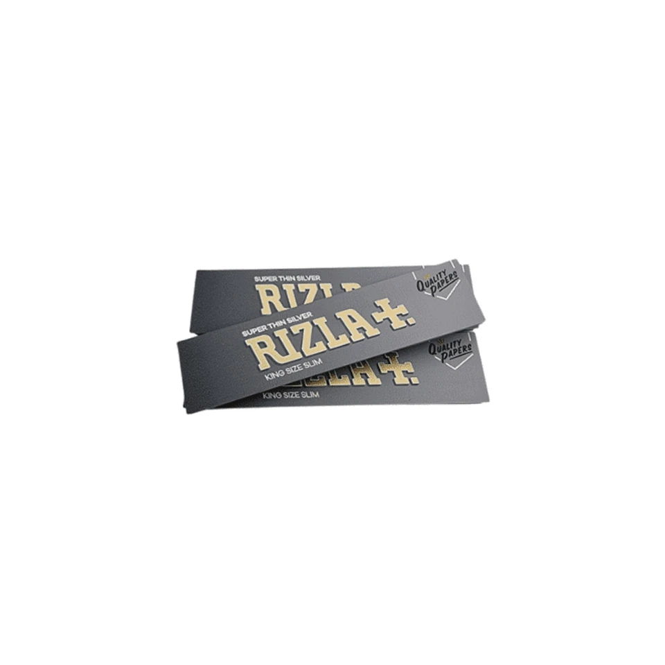 Original Rizla Silver Standard / Regular Size Rolling Papers 50 Booklets - Image 3 of 4