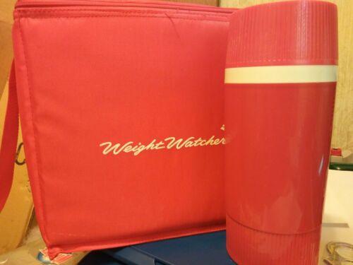 Weight Watchers Red Delivery Cooler Bag including a red thermos - Picture 1 of 3
