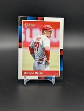 Mike Trout 2022 Donruss Millville Meteor 1988 Retro #165