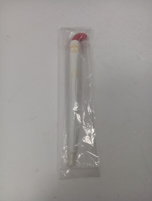 Vintage Long Thin Santa Face Beard, And Red Hat Pen.