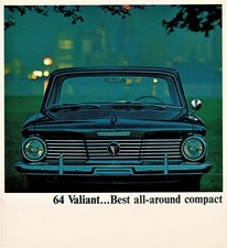 1964 Plymouth Valiant Signet V-100 V-200 Wagon Vintage Dealer Sales Brochure 1964 Plymouth Valiant Signet V-100 V-200 Wagon Vintage Dealer Sales Brochure