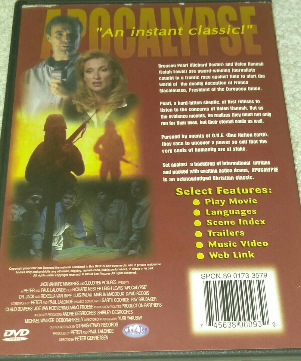 Apocalypse DVD Peter Gerretsen RARE 745638000939| eBay