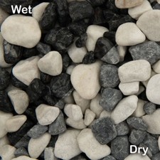 Zebra Black & White Garden & Landscaping Aggregate Pebbles 20-40mm