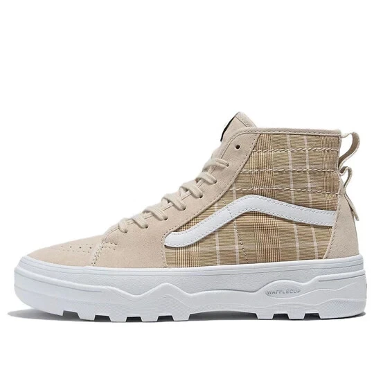 VANS SK8 HI SENTRY PLAID WC PLATFORM UNISEX UOMO TAGLIA 8 5 = DONNA TAGLIA 10 SCARPE KAKI