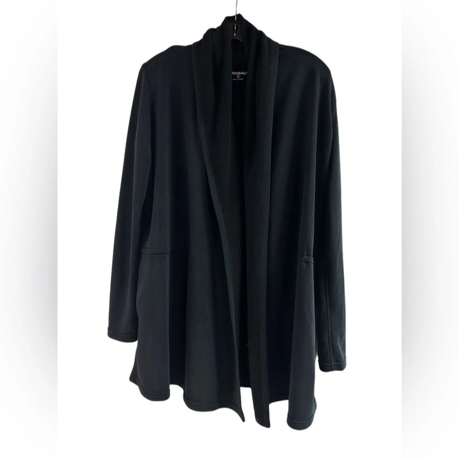 manduka meditation open front yoga jacket