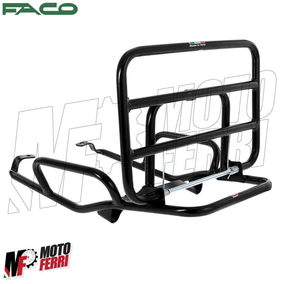 Portapacchi Posteriore Faco Per Vespa PK50-125 - Nero Made In Italy - Foto 8