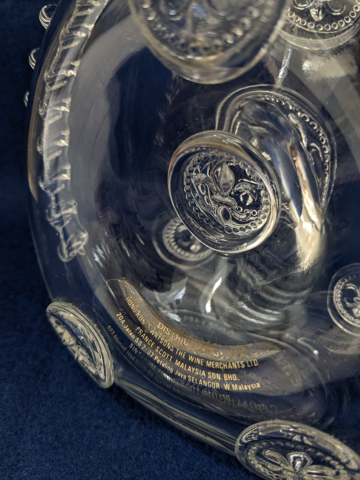 Remy Martin Louis XIII Baccarat Empty Bottle and Stopper in good condition