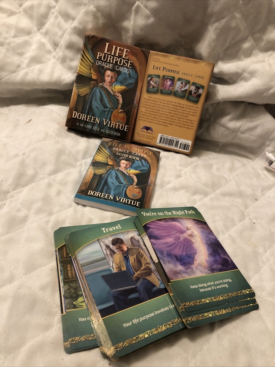 Life Purpose Oracle Cards by Doreen Virtue with Guidebook & 44