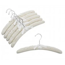 Only Hangers 15" Natural Cotton Canvas Hangers w/Chrome Hook  6pk