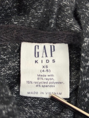 Gap Kids Sz XS 4 5 Long Sleeve Hooded Shirt Knit Top - Picture 4 of 6
