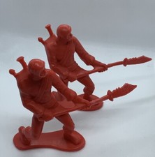 Vintage Greenbrier International Red Ninja Plastic Soldier Figure 4 Inches 2 