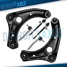Front Lower Control Arms Tie Rod Ends Kit for 2012-2019 Nissan Versa Note Micra
