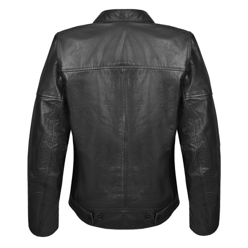 giacca moto donna rebell essent pelle con protezioni omologate CE nero s - Afbeelding 3 van 4