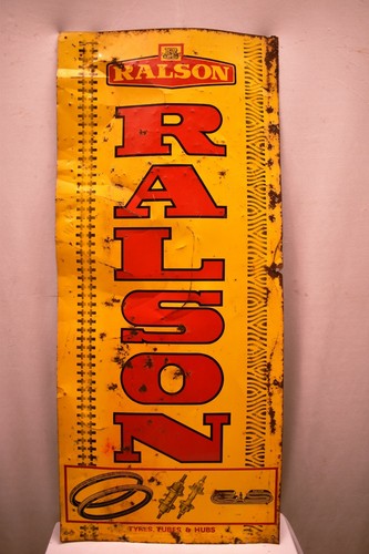 Vintage Ralson Tire Tube \u0026 Hubs Tin 