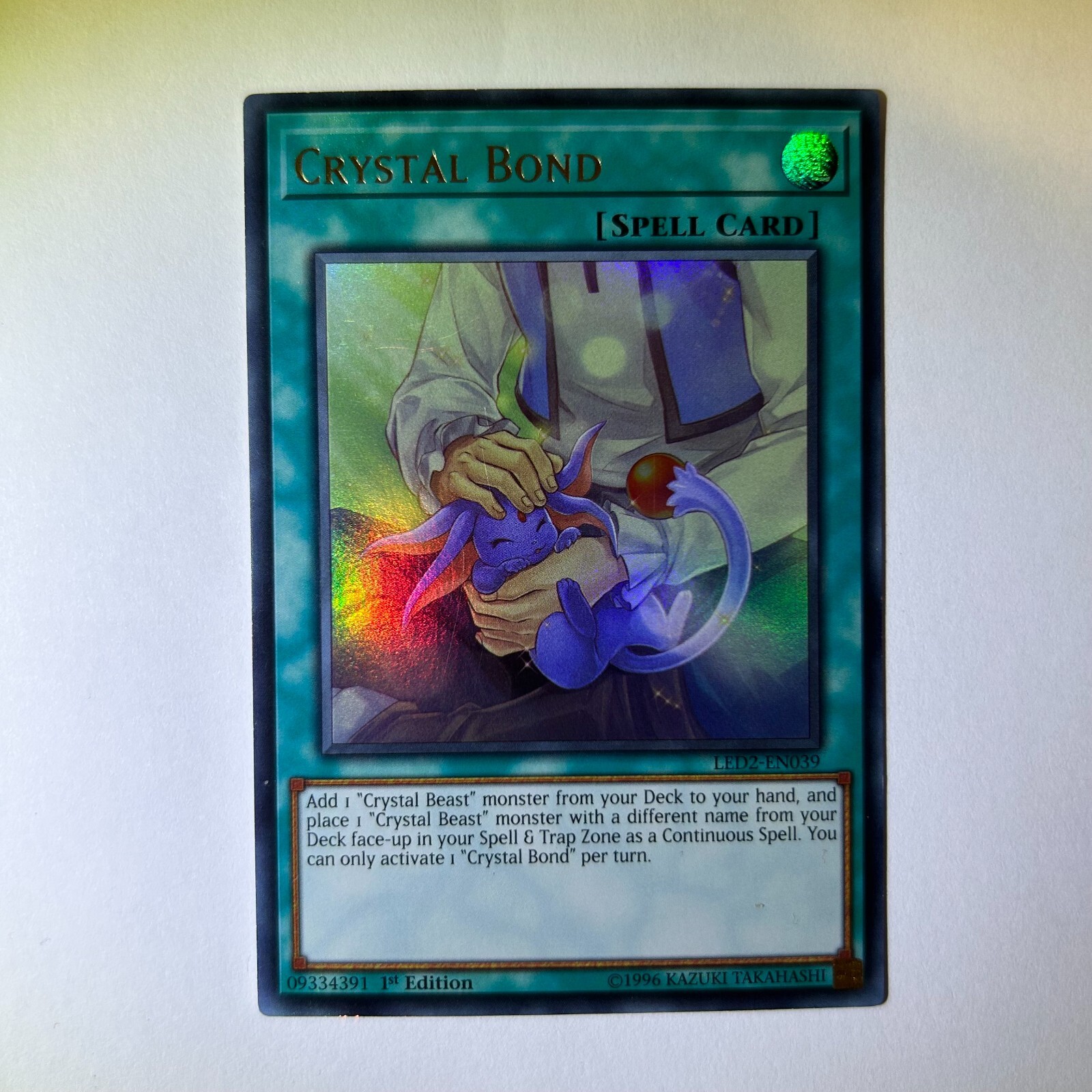 Yu-Gi-Oh! Card - Ultra Rare - Crystal Bond LED2-EN039