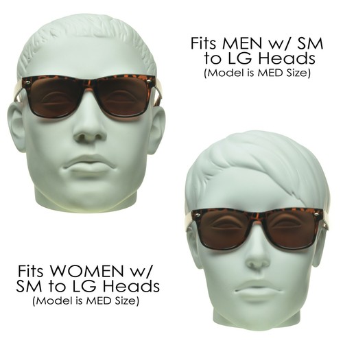 Full Lens Reading Sunglass Men Women Dark Tinted Sun Reader Smoke Brown Tortoise - Picture 7 of 13