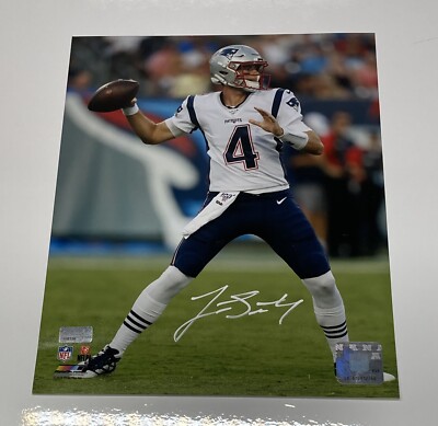 Jarrett Stidham New England Patriots Signed 8x10 Photo Rookie