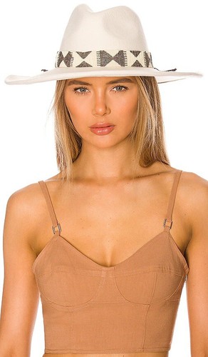 Nikki Beach Bonsoa Hat Winter White Wool Cowboy All NWT $125