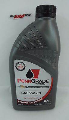 SAE 5W-20 PennGrade Offcial Motor Oil 100TH Running Indianapolis 500 2016 Quart