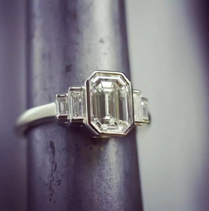Cushion Cut Engagement Ring 2.60 Ct I VS1 GIA –