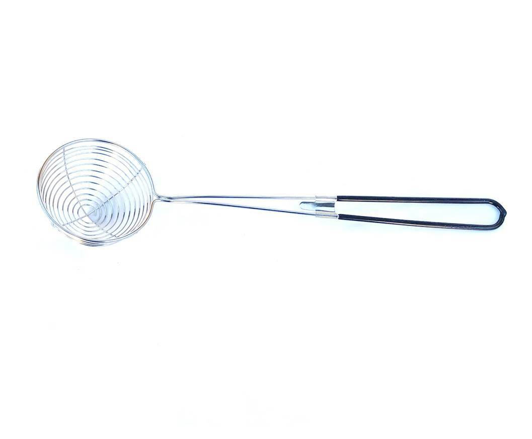 1 PCS Stainless Steel Wired Bubble Pearl Scoop Strainers Colanders