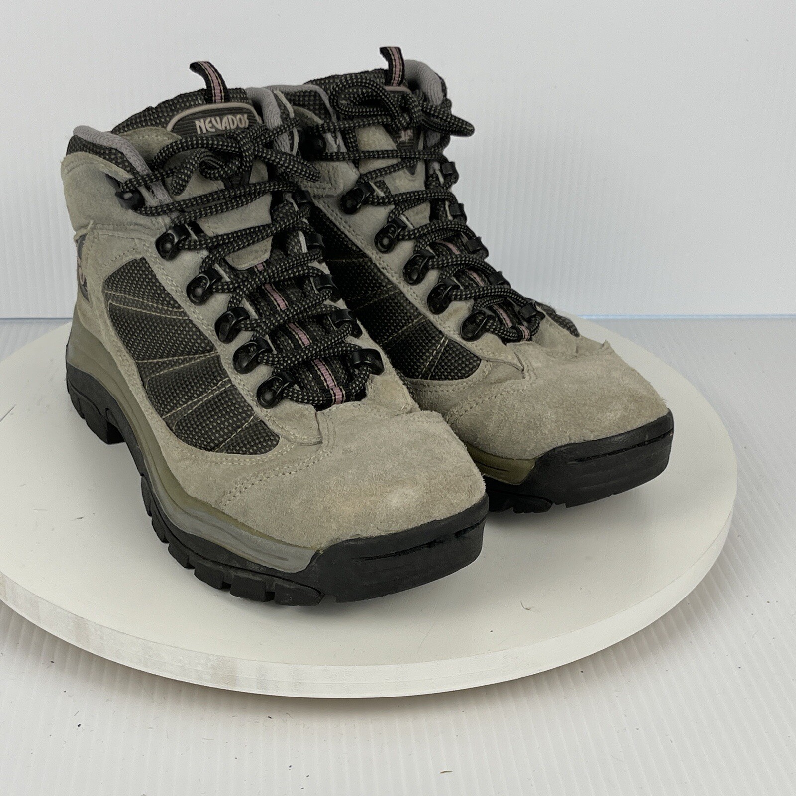 Women's Nevados Hiking Boots Trail Walking Shoes Size 8M Pink Gray V1022WSP-image