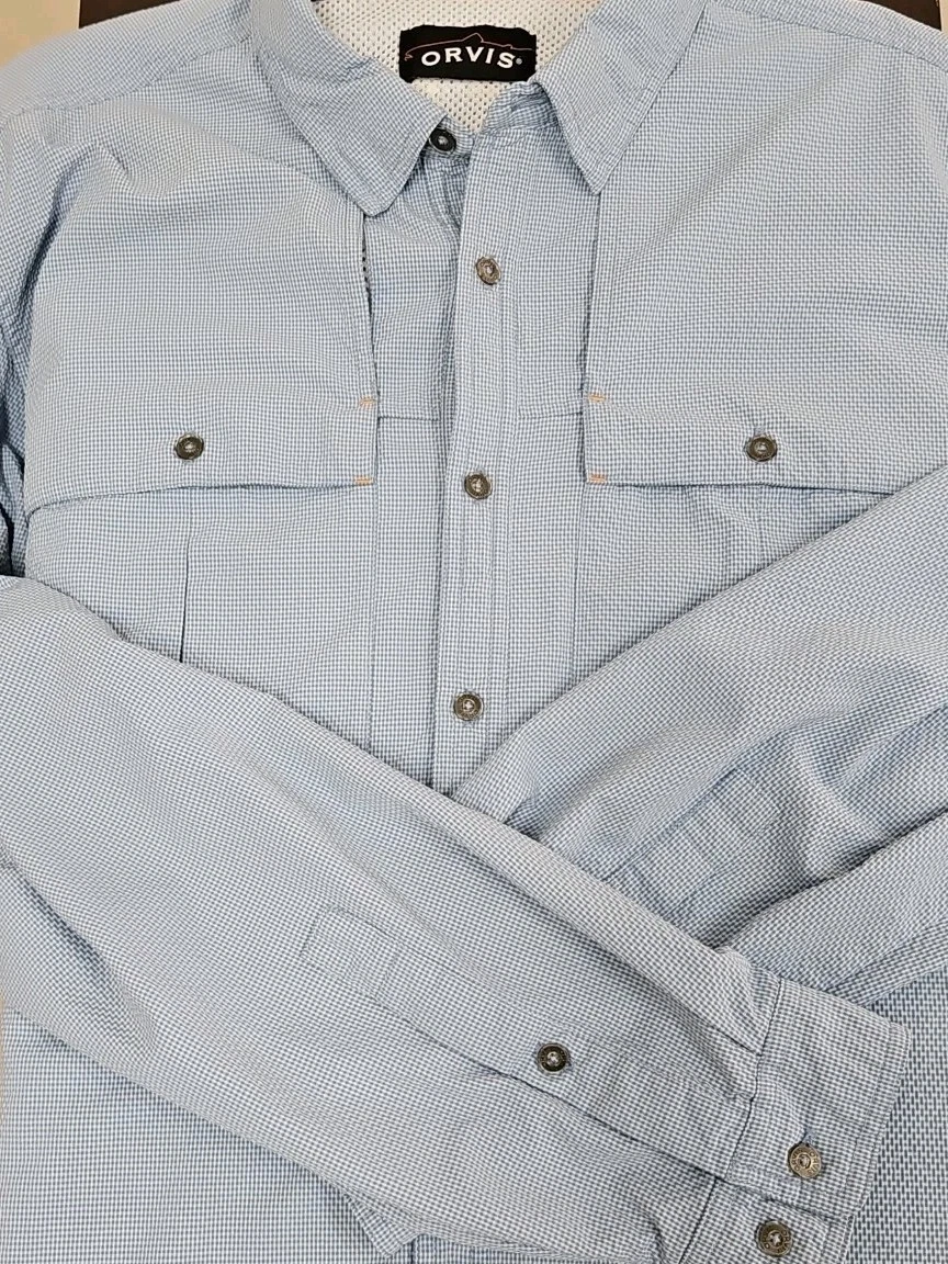 Orvis Shirt Men Large Hiking Landscaper Fishing Active Fit Long Sleeve Outdoor
Opens in a new window