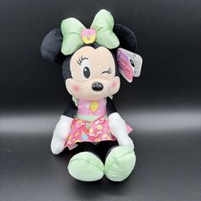 Disney Junior Minnie Mouse 10 Plush Sweets Dress Winking Stuffed Doll Tags