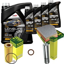 MANN Inspektionspaket 9L MANNOL Longlife 5W-30 f�r BMW E61 535d E60 E64 635d