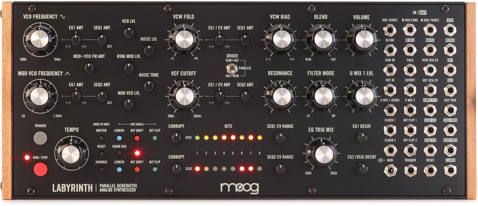 Moog Labyrinth Semi-modular Parallel Generative Analog Synthesizer