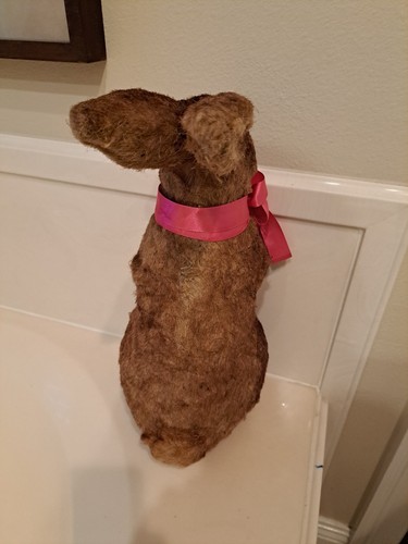 Large 16" H Easter Sisal Straw Primitive Rustic Standing Rabbit Bunny - Picture 4 of 8