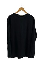Yohji Yamamoto POUR HOMME G Paris Long T-shirt Black Logo Size 3