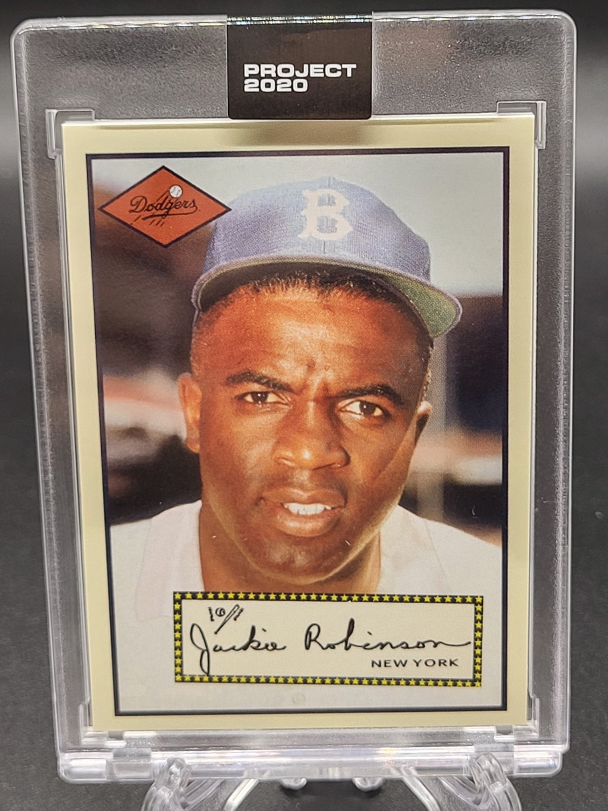 Topps PROJECT 2020 #194 1952 Jackie Robinson Oldmanalan Print Run: 3268 SP HOF