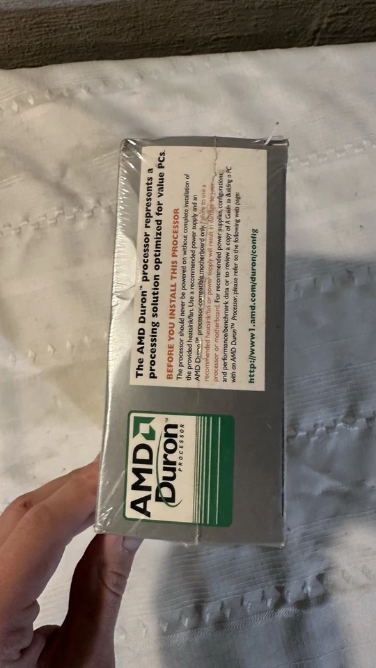 AMD Duron Processor 750MHz Brand New Sealed NOS See Pics 192K Cache - Image 4 of 4