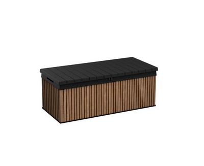 Keter Aufbewahrungsbox Darwin Signature, 380 Liter, Gartentruhe Auflagenbox Box