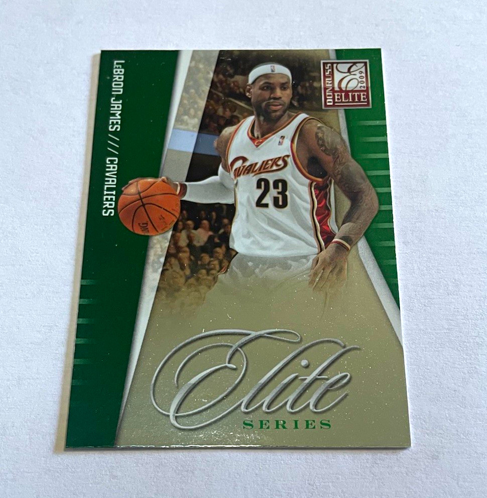 Panini 2009-10 Elite Series Green LeBron James Cavs #5 Donruss Elite